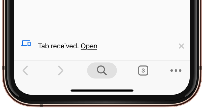 Chrome-Tab-Received-Phone-Notification