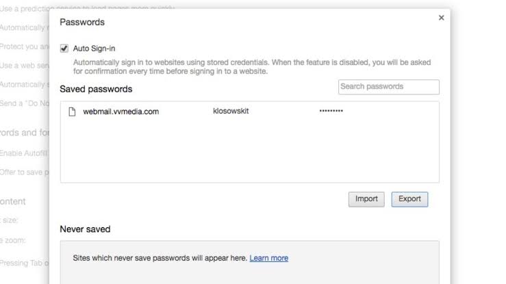 How To Export Passwords from Google Chrome in Windows 10