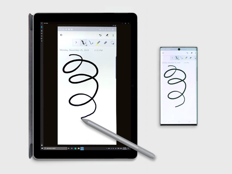 Phone-screen-now-supports-pen-input