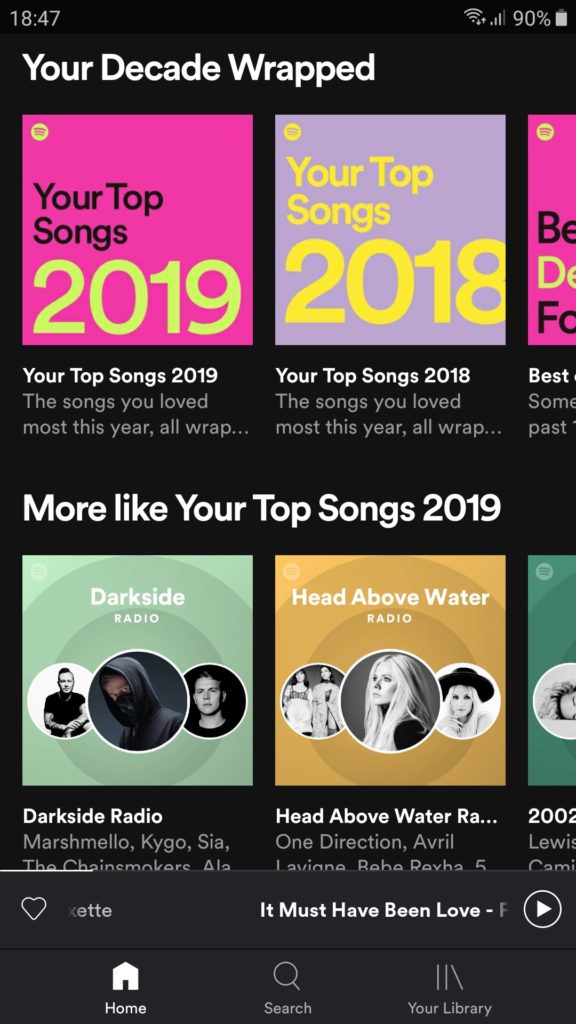 Spotify-Wrapped-2019-App-Screen