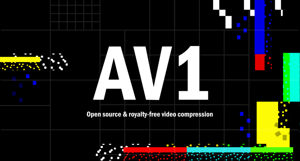 AV1 codec royalty-free video compression format