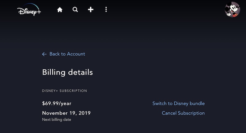 Cancel Your Disney Plus Subscription Through their Website