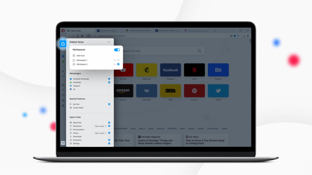 Opera Browser Creating Workspaces Disable or Remove Workspaces in the New Opera Browser