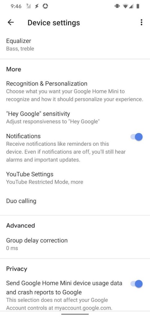 Change-Hey-Google-Sensitivity-Settings