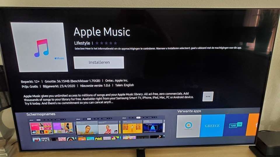Download Apple Music to Samsung Smart TV