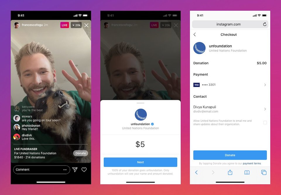 Host Fundraisers for Nonprofits with Instagram Live