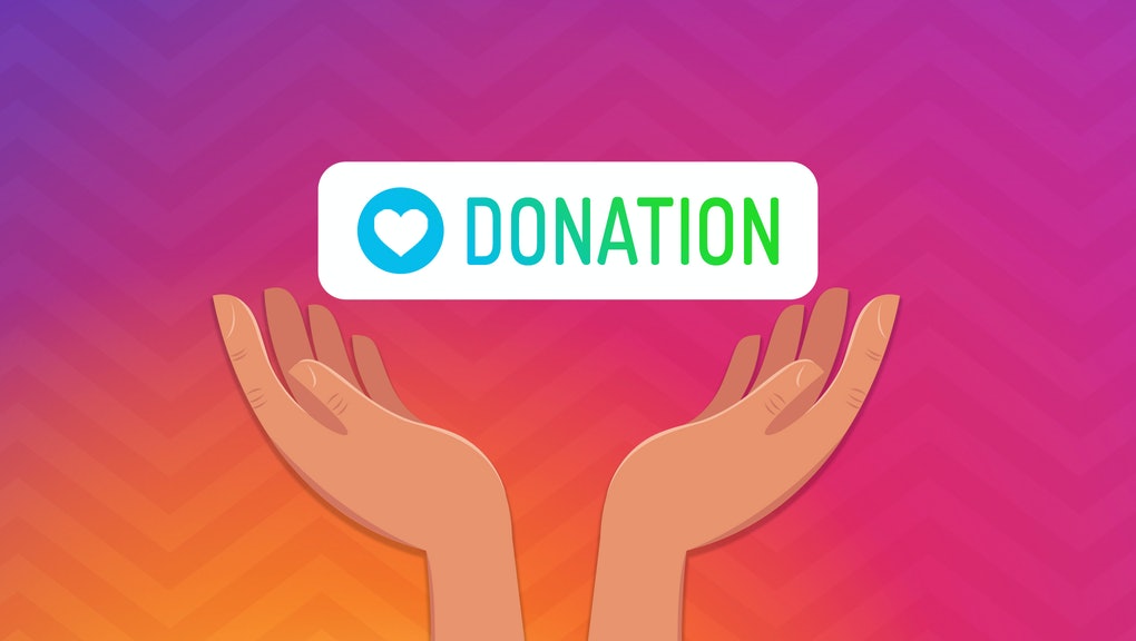Instagram Donation Sticker