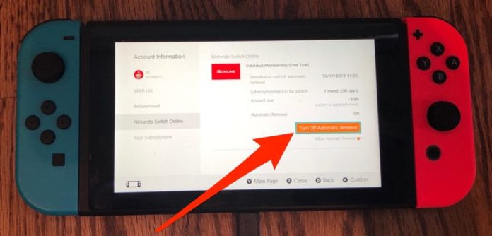 Cancel Your Nintendo Switch Online Subscription