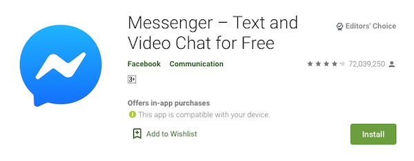 install-update-facebook-messenger-app