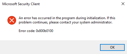 Windows-Defender-Error-Code-0x800b0100