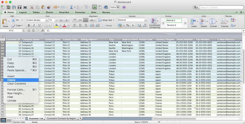 Use-the-Delete-Row-Option-to-Remove-Multiple-Rows-Microsoft-Excel