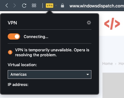 VPN-is-temporarily-unavailable-Opera-is-resolving-the-problem