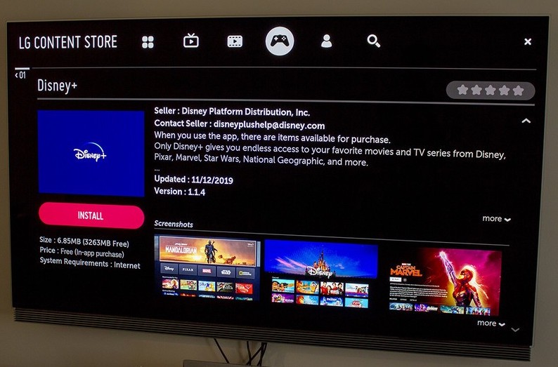 How to Install Disney Plus App from LG Content Store on LG Smart TV