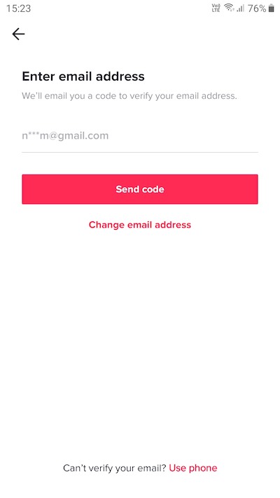 Change or Reset TikTok Password via Email