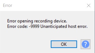 Fix-Audacity-Error-Code-9999-Unanticipated-Host