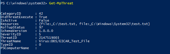 View-Protection-History-in-Microsoft-Defender-Antivirus-via-Powershell-Get-MpThreat