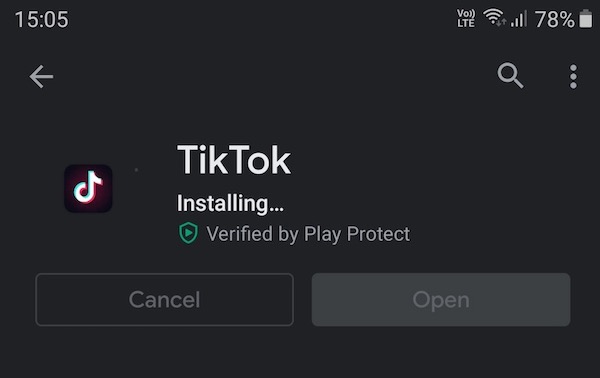 Install Reinstall the TikTok App