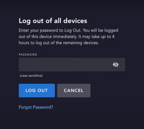 Manage and Remove Devices Using your Disney Plus Account