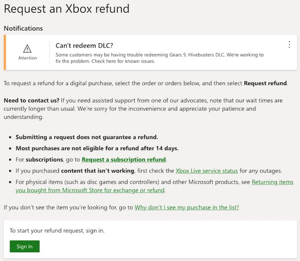How-to-Get-your-Cyberpunk-2077-Refund-using-Xbox-One