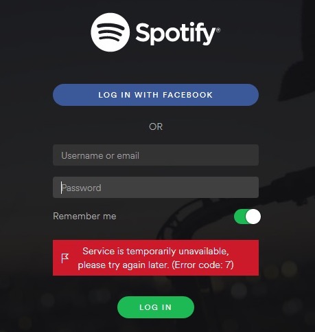 Spotify-failed-to-load-application-content-error-code-7