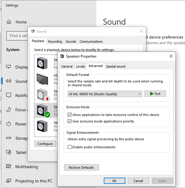 Disable-Exclusive-Mode-on-Windows-10-Speaker-Properties