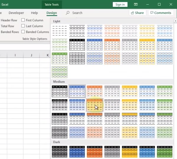 How-to-Create-Alternate-Colors-in-Excel-Table