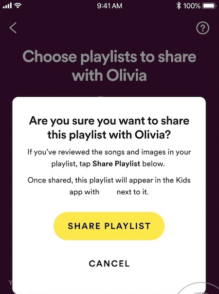 How to Share Songs with your Child using Shared Playlists on Spotify Kids