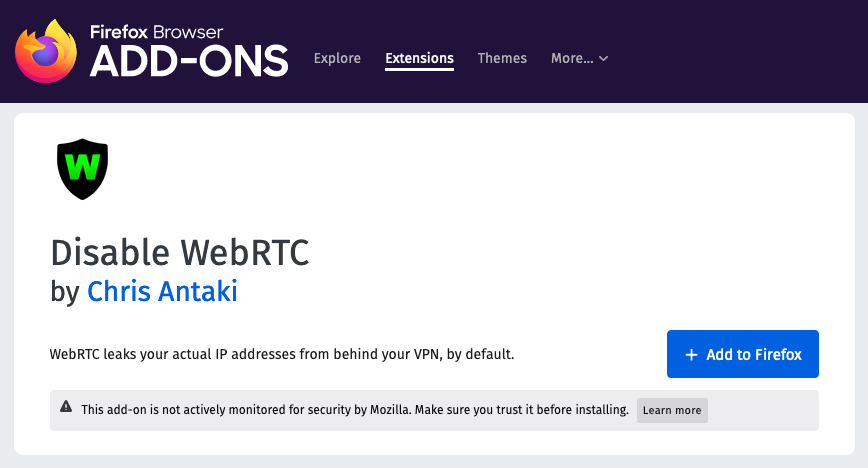 Prevent-IP-Leaking-with-Disable-WebRTC-Firefox-Extension