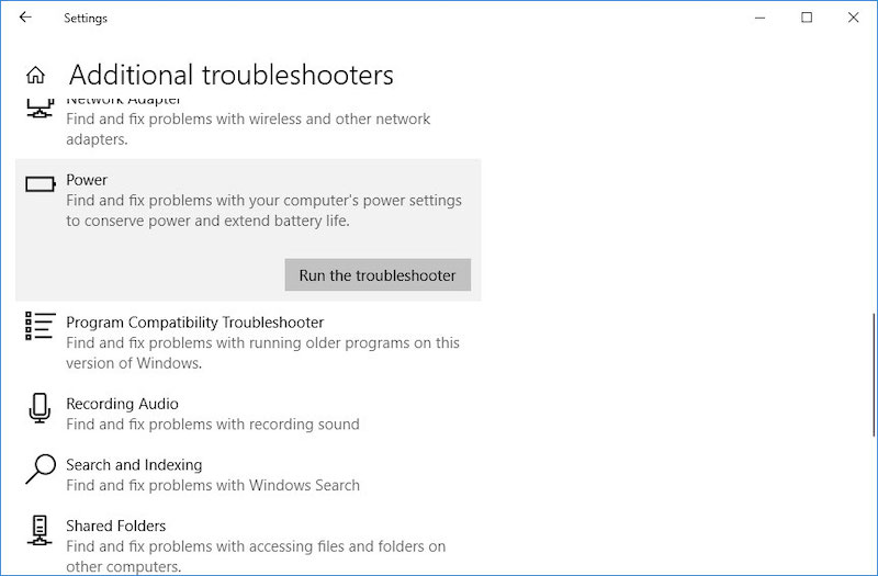 Run-the-Power-Troubleshooter-Windows-10