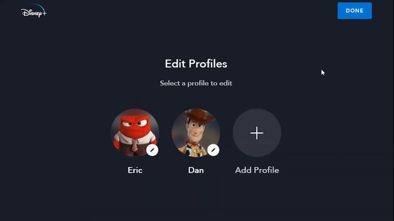 Use a Different Profile for Test Watching Shows on Disney Plus