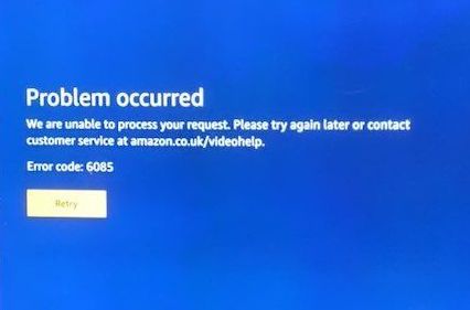 Amazon-Prime-Video-Error-Code-6085