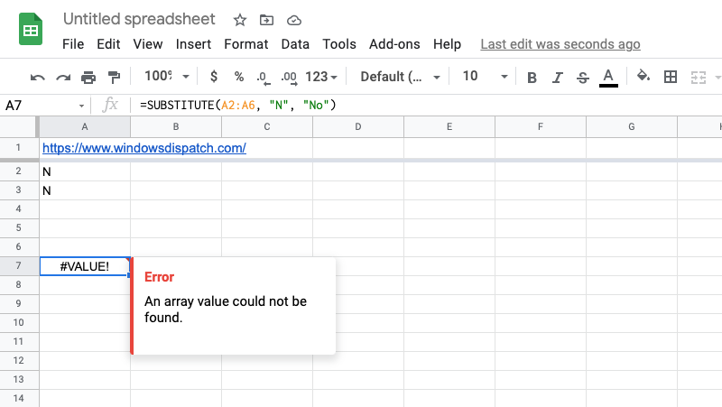 An-Array-Value-Could-Not-Be-Found-Error-on-Google-Sheets