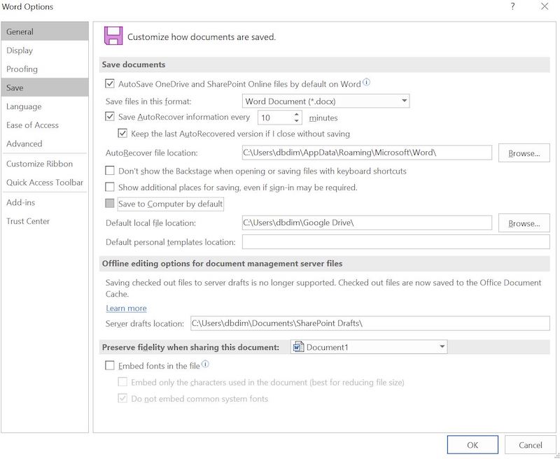 How-to-Set-a-New-Default-Autosave-Location-For-Microsoft-Office-on-Windows-10-PC