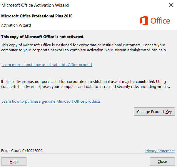 This-copy-of-Microsoft-Office-is-not-activated-Error-Code-0x4004F00C