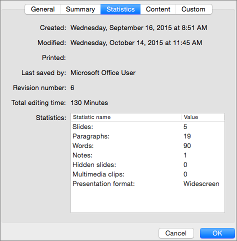 Find-and-Get-Microsoft-PowerPoint-Presentation-Word-Count-on-Mac-Computer