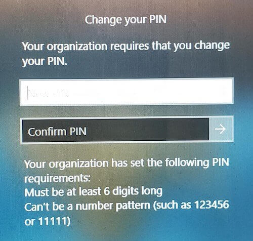 Your-organization-requires-that-you-change-your-PIN-Windows-10-Issues