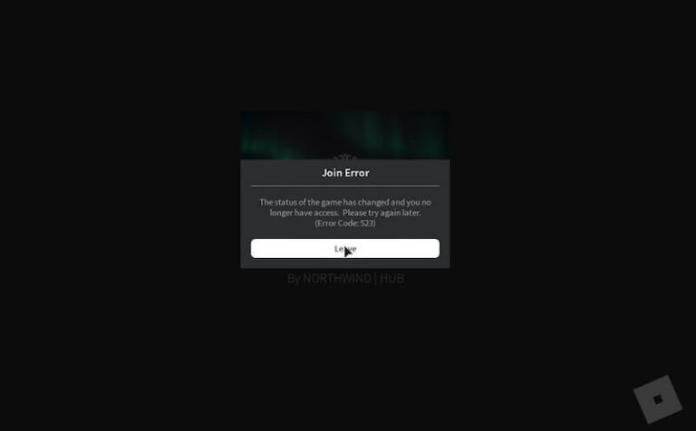 How to Fix Roblox App Server Error Code 267, 523, 524 or 529