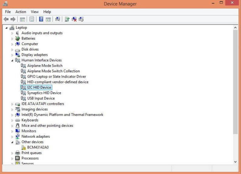 Fix Dell HID Touch Screen Device Driver Missing/Not Available