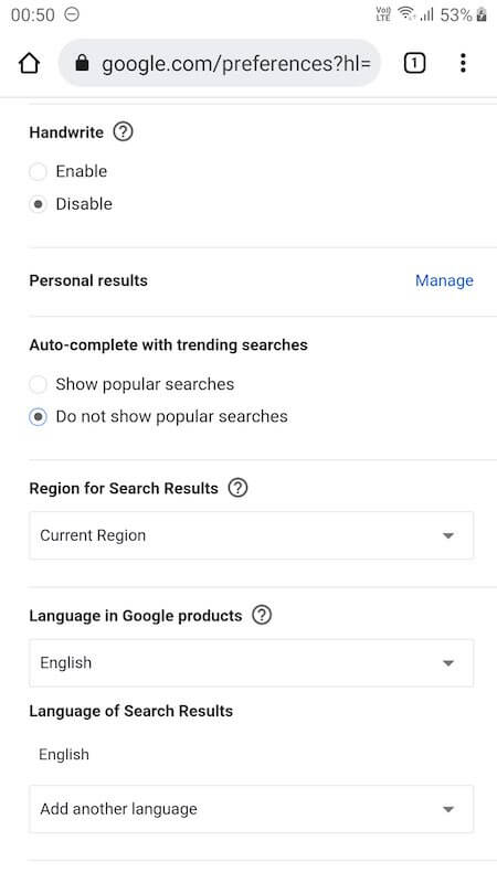 Turning-Off-Google-Chrome-Trending-Searches-Tool-using-Android-Mobile-Device