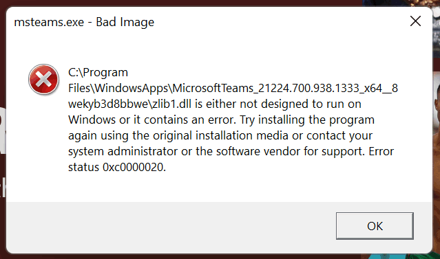 Fix-MsTeams.exe-Bad-Image-Microsoft-Teams-Error-in-Windows-1011