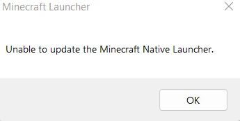 Unable-to-update-the-Minecraft-Native-Launcher
