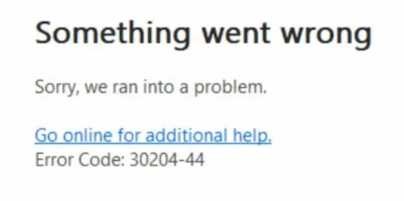 Something-went-wrong-Sorry-we-ran-into-a-problem-Error-Code-30204-44
